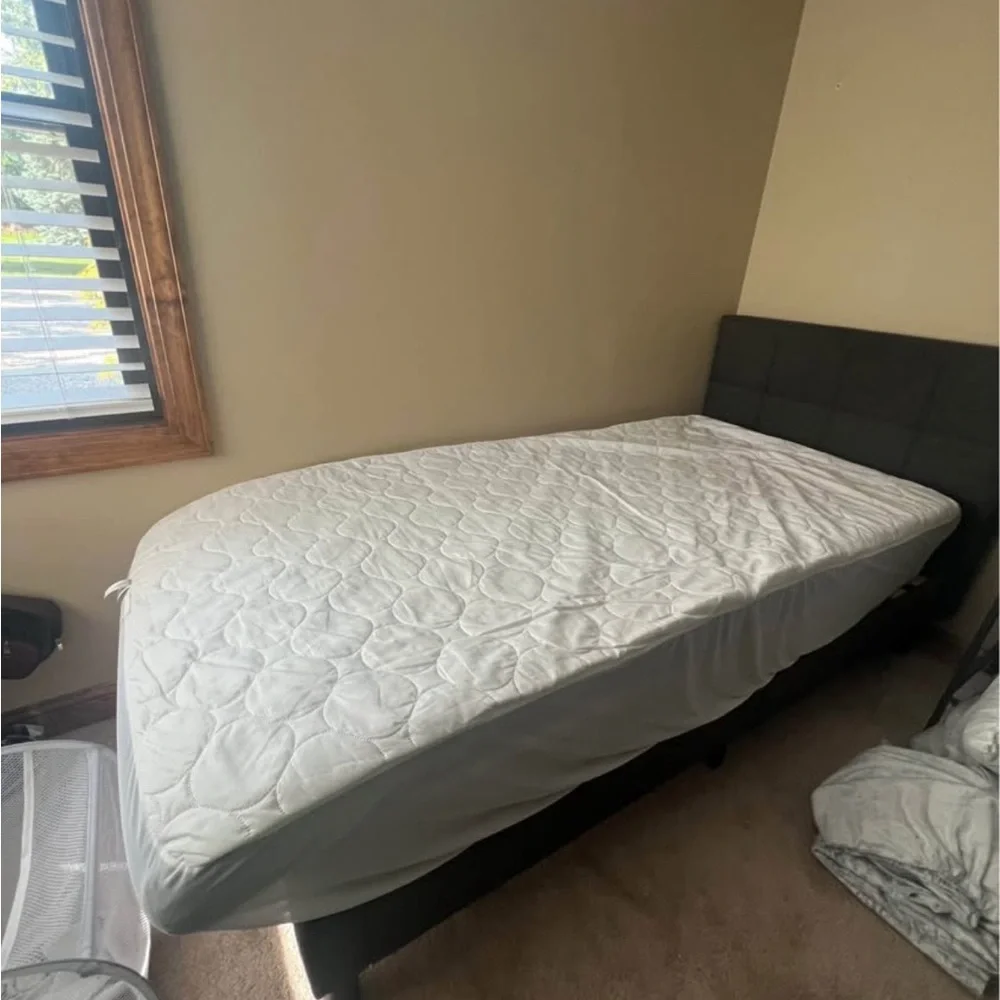 Target White Quilted Mattress Cover